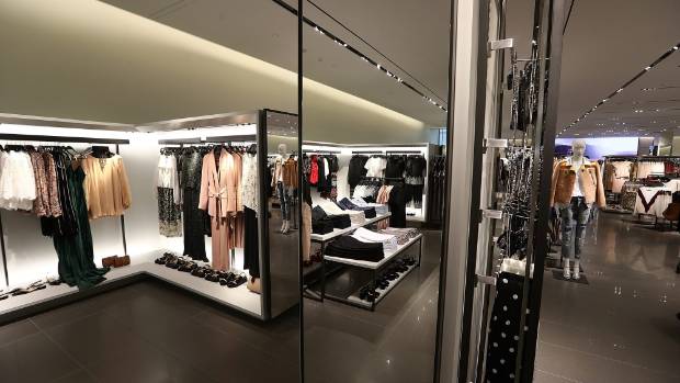 Inside Zara's first New Zealand store, prior to opening on October 6, 2016.