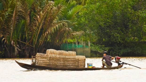 A cruise along the Mekong takes you to hard-to-access rural areas. 