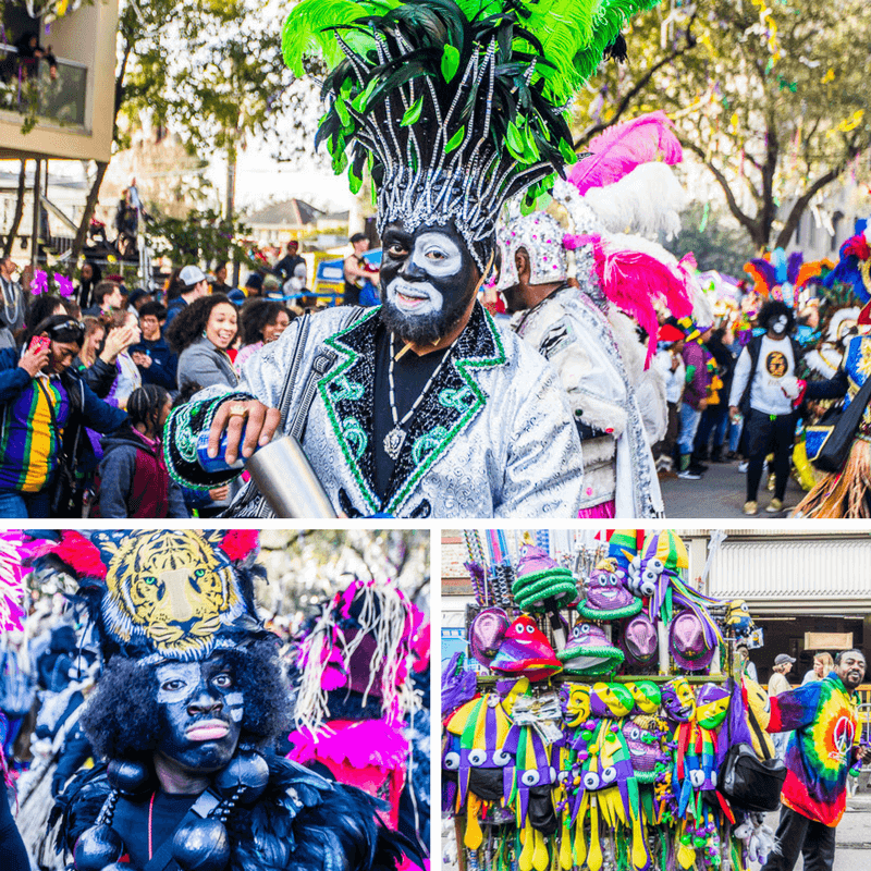 Zulu PZulu Parade at Mardi Gras in New Orleans