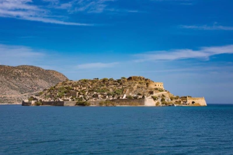 Spinalonga island, former leper colony of Crete