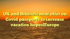UK and Brussels near offer on Covid passports to increase vacation hopes|Europe