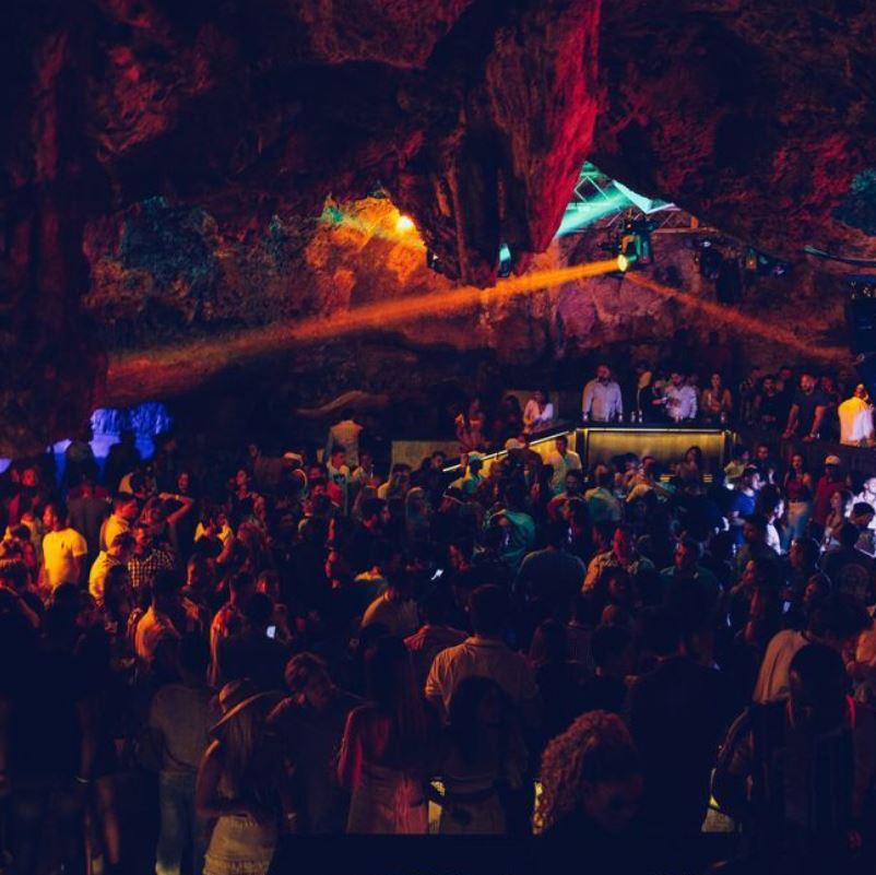 Imagine Cave Disco interior