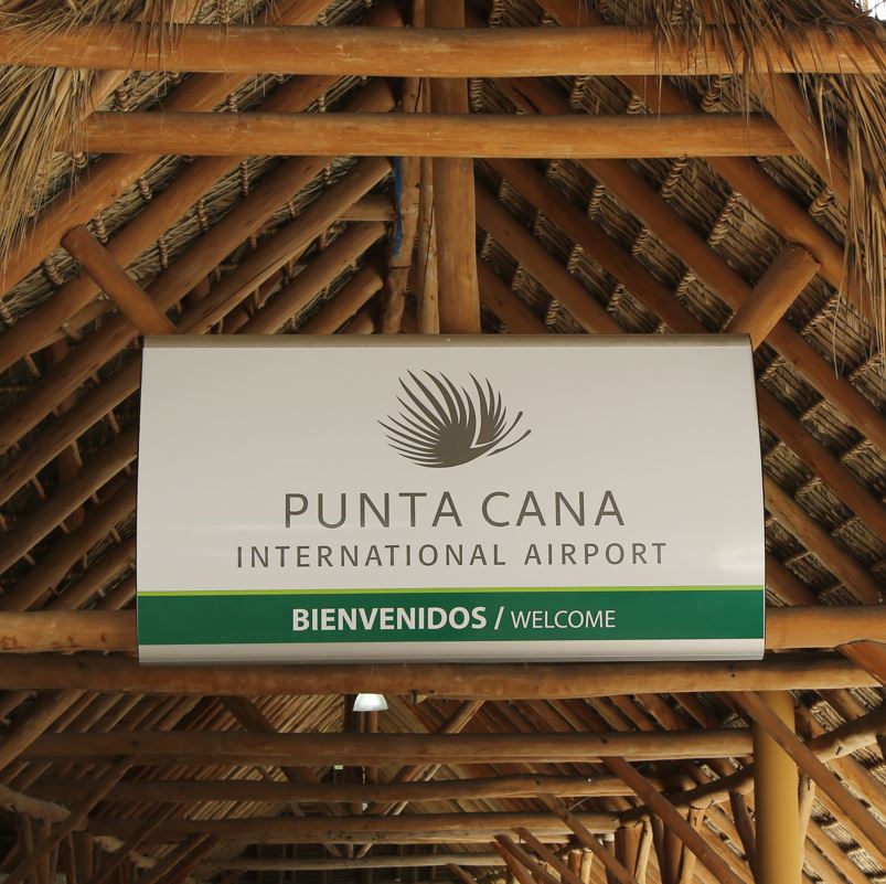 Punta Cana Airport Sign